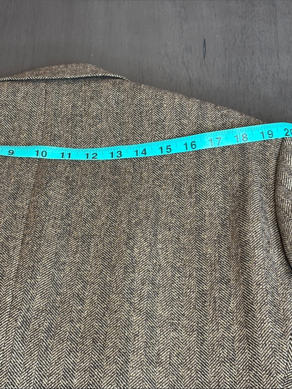 π€ Banana Republic Menβs Tweed Blazer 44R Brown Herringbone Wool Sport Coat π€ - Picture 14 of 16